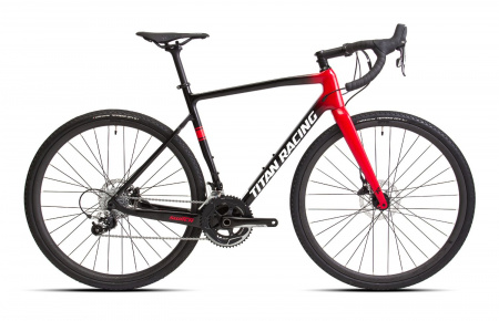 Велосипед Titan Racing Switch Carbon Elite (В-д Titan Racing SWITCH CARBON ELITE Р:M(54) "700" черный/красный/белый, 2264171120700)