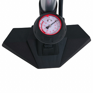 Насос напольный велосипедный высокого давления с манометром и адаптером "Presta"-"Schrader" - фото