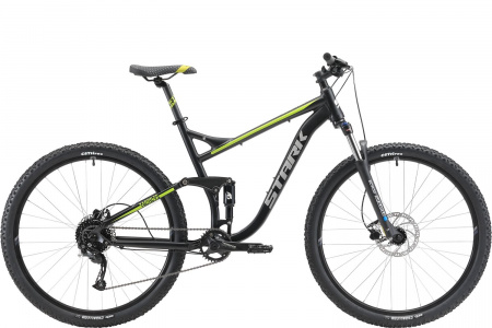 Велосипед Stark Tactic FS 29.5 HD (2022) (Велосипед Stark'22 Tactic FS 29.5 HD черный/зеленый 22", HQ-0004999)