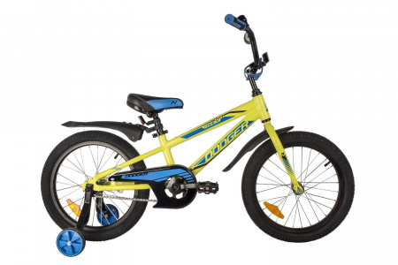 Велосипед NOVATRACK DODGER 18" (2022) (Велосипед NOVATRACK 18" DODGER алюм., зелёный, тормоз нож, короткие крылья, защита цепи А-тип)