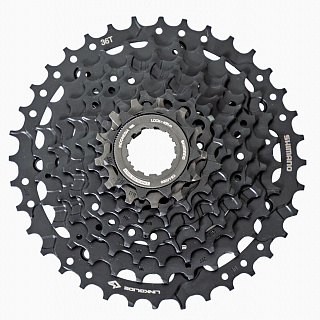 Кассета Shimano Cues CS-LG300-9, 9 скоростей, 11-36T - фото