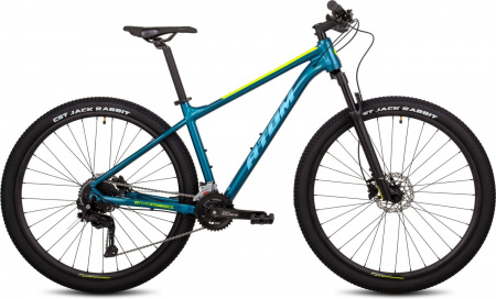 Велосипед Atom Bion Nine 50 (2024) (Велосипед ATOM BION NINE 50 Рама:XXL(22") 29" Бирюзовый синий, 59542)