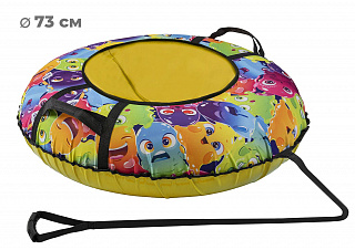 Тюбинг 65см ОКСФОРД SLIME - фото