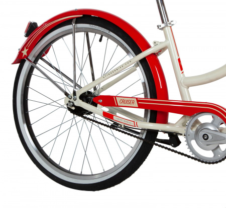 Велосипед STINGER CRUISER Lady 7spd 26" (2021) (Велосипед STINGER 26" CRUISER 7SL бежевый, алюминий, размер 16")