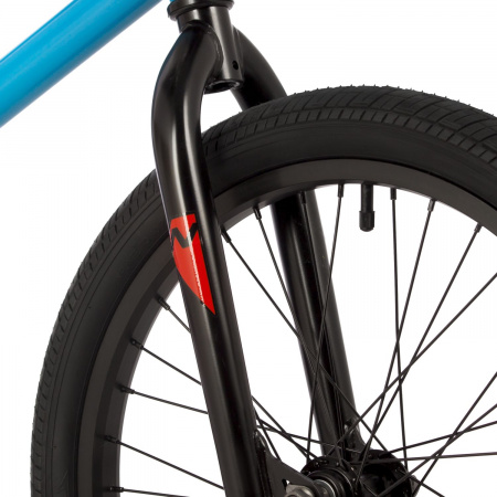 Велосипед NOVATRACK BMX WOLF 20" (2022) (Велосипед NOVATRACK 20" BMX WOLF синий, сталь , рама 21")