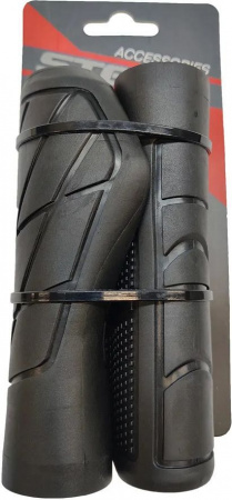Грипсы STG HL-G331, 133 мм, черный (Грипсы STG HL-G331, 133 мм, черный)