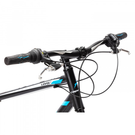 Велосипед CAPRIOLO LEVEL 9.0 29'' (2023) (Велосипед CAPRIOLO MTB LEVEL 9.0, рама алюминий 19'', колёса 29'' (чёрный-синий), 919546-19)