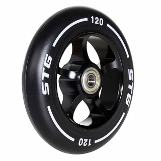 Колесо PU 120mm для трюковых самокатов с алюминиевым ободом - фото