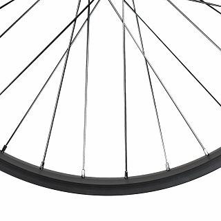 Колесо 24" переднее 32 спицы одинарный обод втулка SF A03F - фото