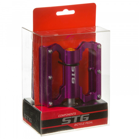 Педали STG BC-PD213 (Педали STG BC-PD213 алюм., комб. подшип., фиолетовый)