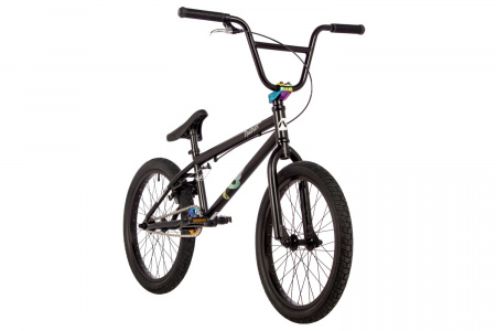 Велосипед Novatrack BMX Reply 20" (2023) (Велосипед NOVATRACK 20" BMX REPLAY чёрный, сталь Cr-Mo, рама 21")