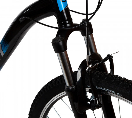 Велосипед STINGER ELEMENT STD MICROSHIFT 29" (2021) (Велосипед STINGER 29" ELEMENT STD черный, алюминий, размер 22", MICROSHIFT)