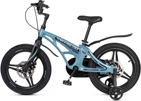 Велосипед Maxiscoo Cosmic Deluxe 18 (2025) (Велосипед Maxiscoo COSMIC 2025 DELUXE 18" Стальной Синий, MSC-C1844D)