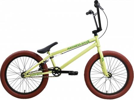 Велосипед Stark Madness BMX 5 (2025) (Велосипед Stark'25 Madness BMX 5 оливковый/зеленый/коричневый, 20", HQ-0018040)