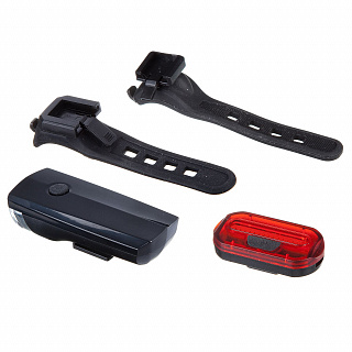 Комплект фонарей велосипедных STG - фото