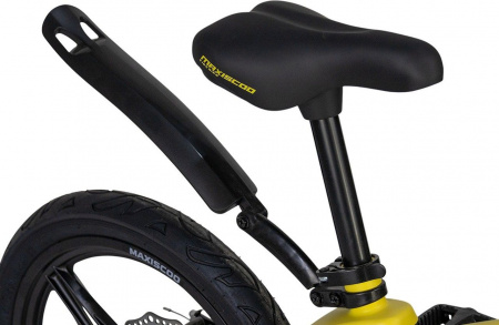 Велосипед Maxiscoo Cosmic Deluxe 18 (2025) (Велосипед Maxiscoo COSMIC 2025 DELUXE 18" Желтый Матовый, MSC-C1841D)