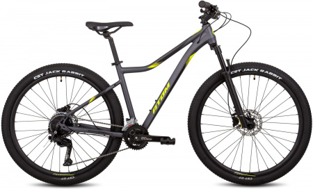 Велосипед Atom Vibes Seven 50 (2024) (В-д 24 ATOM VIBES SEVEN 50 Р:L(18.5") 27.5" матовый серый, 30165)