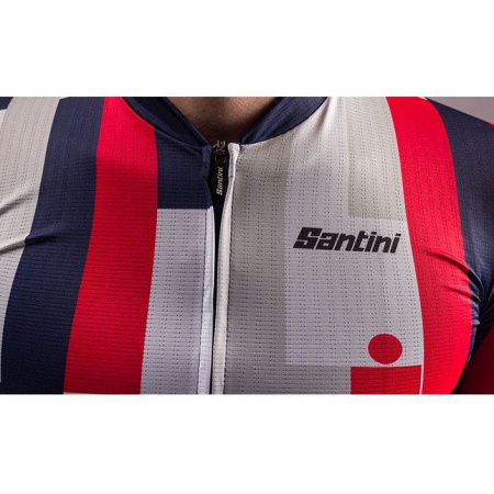 Веломайка Santini Aahonoui - Ironman SS Cycling Jersey (Веломайка Santini Aahonoui - Ironman SS Cycling Jersey / Синий-Красный,XXL,2I94075CESLKAAHO.RS.XXL)