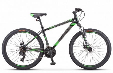 Велосипед STELS Navigator-500 MD 26" F010 (Велосипед 26" STELS Navigator-500 MD (20" Чёрный/зелёный), арт. F010, LU080636)