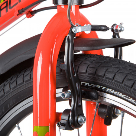 NOVATRACK RACER 12-spd 20" (2020) (Велосипед NOVATRACK 20" RACER, красный, сталь, 12 скор., Power, V-Brake)